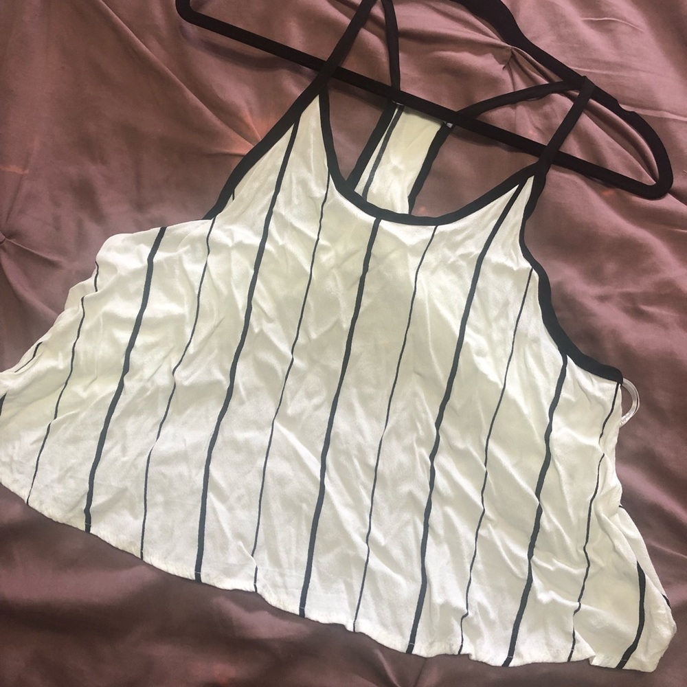Sleeveless, open back top from Papaya